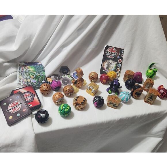 Bakugan Lot 25+ Pieces Battle Brawlers Cards Game Parts - Picture 3 of 16